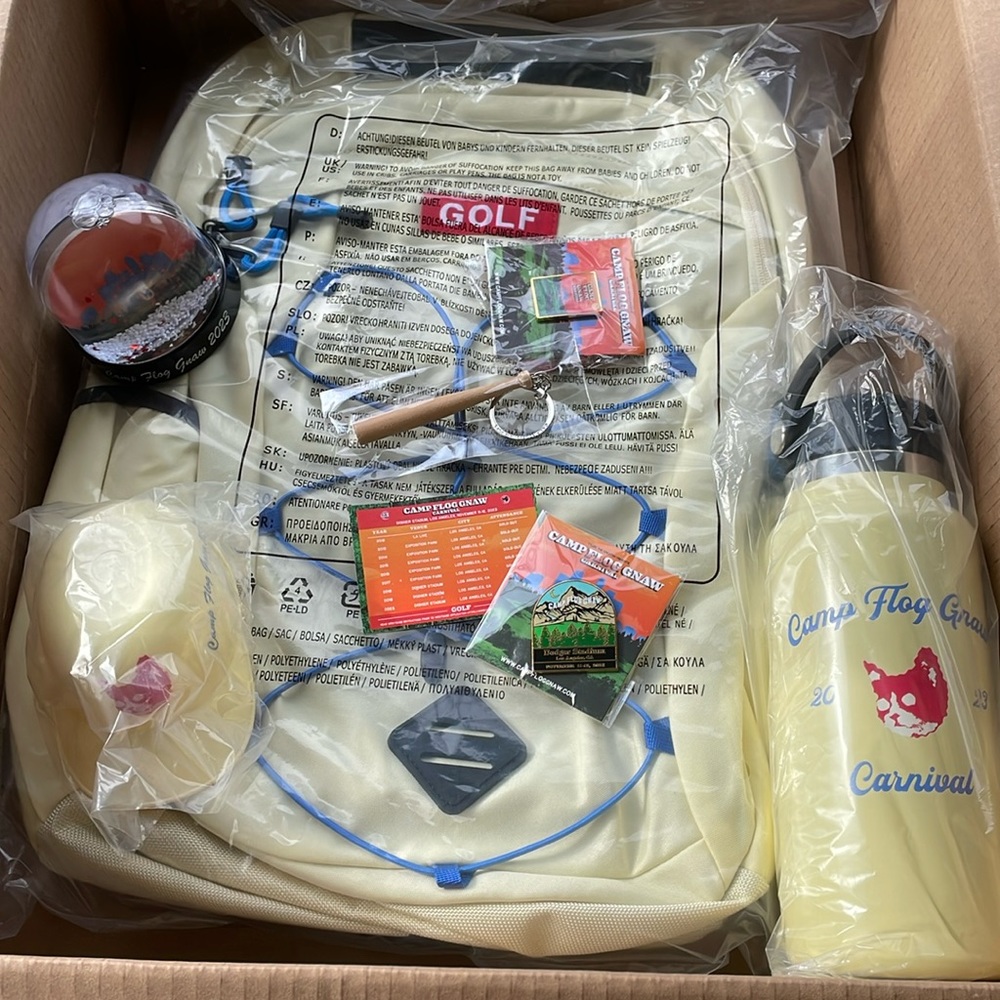 Camp Flog Gnaw VIP Merch GOLF